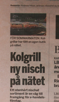Svensk Kolgrill i Dagens Industri